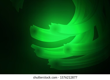 Dark Green vector blurred shine abstract background. Modern abstract illustration with gradient. The best blurred design for your business.