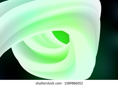 Dark Green vector blurred shine abstract texture. Colorful abstract illustration with gradient. New style design for your brand book.