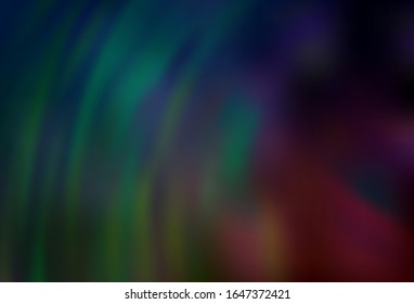 El vector verde oscuro difuminado brillan el fondo abstracto. Ilustración colorida en estilo abstracto con degradado. Nuevo diseño de estilo para su libro de marca.