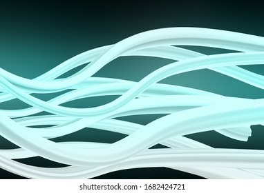 Dark Green vector blurred shine abstract background. New colored illustration in blur style with gradient. Blurred design for your web site.