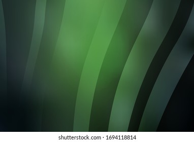 Dunkelgrüne Vektorillustration unscharfe glänzende abstrakte Vorlage. Farbige abstrakte Illustration mit Farbverlauf. Hintergrund für ein Handy.