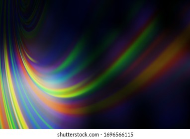 Dark Green vector blurred shine abstract background. Glitter abstract illustration with gradient design. Smart design for your work.