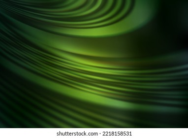 El vector verde oscuro borroso brillaba la plantilla abstracta. Ilustración colorida abstracta con gradiente. Diseño inteligente para su trabajo.
