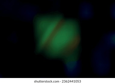 El vector verde oscuro borroso brillaba la plantilla abstracta. Ilustración abstracta colorida con gradiente. Diseño inteligente para su trabajo.