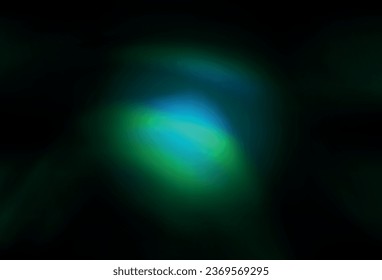 El vector verde oscuro borroso brilla el fondo abstracto. Una elegante ilustración brillante con gradiente. Fondo para un teléfono móvil.