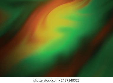 Dark Green vector blurred shine abstract texture. An elegant bright illustration with gradient. Background for designs.