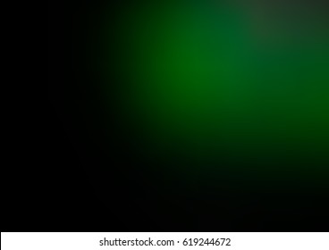 Dark Green vector blurred shine illustration. Brand-new pattern for your business design. Colorful background in abstract style with gradient. 