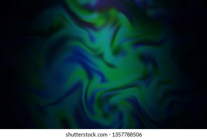 Dark Green vector blurred template. Abstract colorful illustration with gradient. New style for your business design.