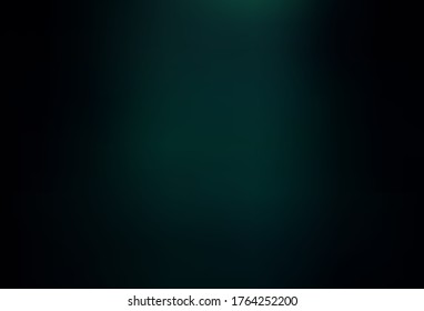Dunkelgrüne, unscharfe Vektorgrafik-Vorlage. Farbige Illustration im abstrakten Stil mit Farbverlauf. Eleganter Hintergrund für ein Markenbuch.