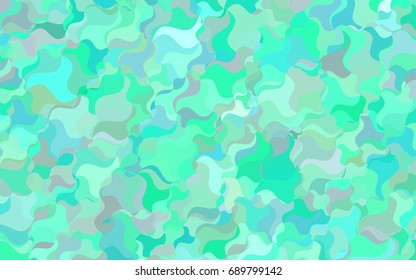 Dark Green vector blurry arched background. Brand-new colored illustration in blurry style with gradient. A completely new design for your business.