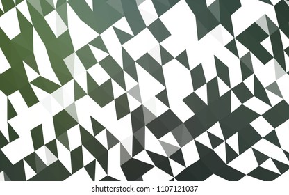 Dark Green vector blurry hexagon pattern. A completely new color illustration in a vague style. A completely new template for your business design.