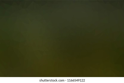 Dark Green vector blurry hexagon texture. Colorful illustration in abstract style with gradient. Brand new design for your business.