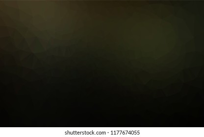 Dark Green vector blurry hexagon pattern. Colorful abstract illustration with gradient. A completely new design for your business.