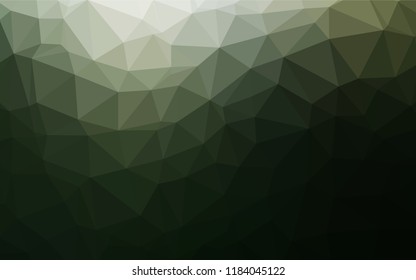 Dark Green vector blurry hexagon pattern. A vague abstract illustration with gradient. The elegant pattern can be used as part of a brand book.