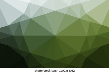 Dark Green vector blurry hexagon template. Shining colored illustration in a Brand new style. A new texture for your design.