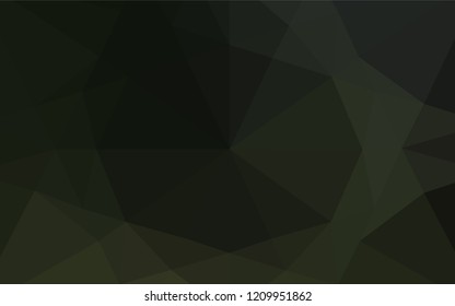 Dark Green vector blurry hexagon texture. An elegant bright illustration with gradient. The textured pattern can be used for background.