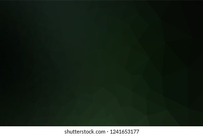Dark Green vector blurry hexagon texture. Modern geometrical abstract illustration with gradient. A new texture for your design.
