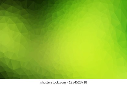 Dark Green vector blurry hexagon texture. Colorful abstract illustration with gradient. A completely new template for your business design.
