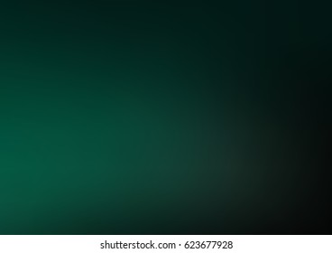 Dark green vector blurry hexagon background design. Geometric background in Origami style with gradient. 