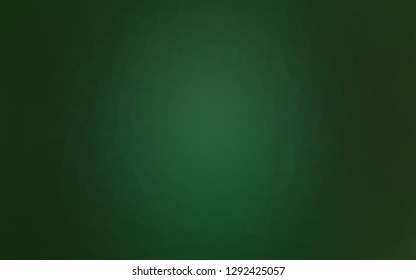 Dark Green vector blurry triangle texture. Geometric illustration in Origami style with gradient. The best triangular design for your business.