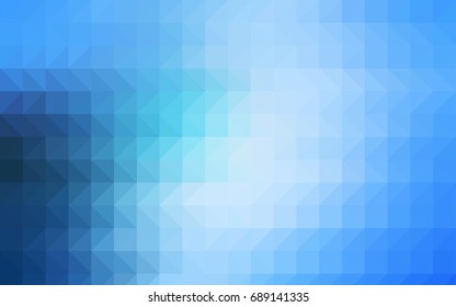 Dark Green vector blurry triangle background. Triangular geometric sample with gradient.  The completely new template can be used for your brand book.