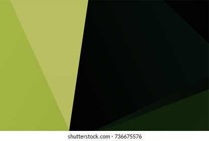 Dark Green vector blurry triangle background. Shining colored illustration in a brand-new style. The template can be used as a background for cell phones.