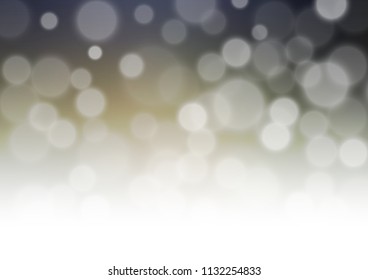 Dark Green vector bokeh and colorful pattern. A vague abstract illustration with gradient. The best blurred design for your business.