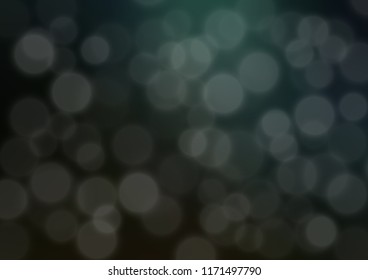 Dark Green vector bokeh and colorful pattern. A completely new color illustration in a bokeh style. A new texture for your design.