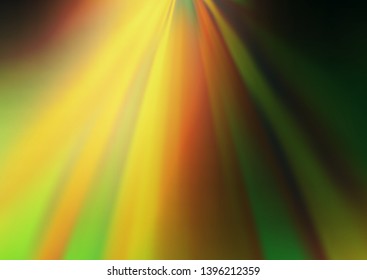 Dark Green vector bokeh and colorful pattern. An elegant bright illustration with gradient. The blurred design can be used for your web site.