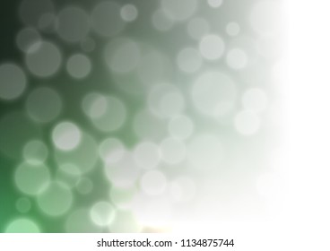 Dark Green vector bokeh pattern. Colorful abstract illustration with gradient. A completely new template for your design.