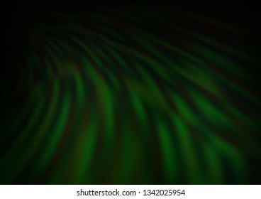 Dark Green vector bokeh pattern. Shining colorful illustration in a Brand new style. A new texture for your design.