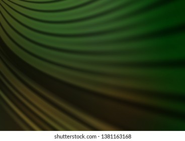 Dark Green vector bokeh pattern. Glitter abstract illustration with an elegant design. A completely new design for your business.