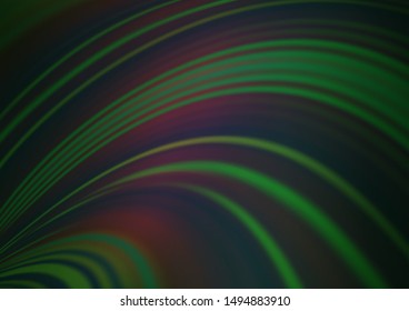 Dark Green vector bokeh pattern. An elegant bright illustration with gradient. The background for your creative designs.