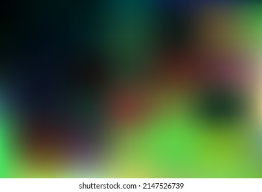 Dark Green vector bokeh pattern. Shining colorful illustration in a Brand new style. Brand new template for your design.