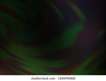 Dark Green vector bokeh template. Shining colorful illustration in a Brand new style. The best blurred design for your business.