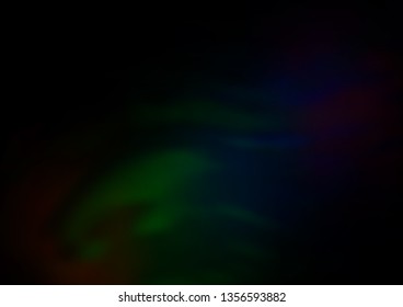 Dark Green vector bokeh template. A completely new color illustration in a bokeh style. Brand new design for your business.