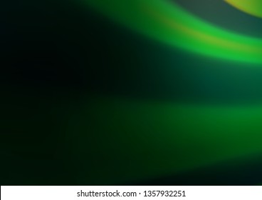 Dark Green vector bokeh template. Shining colorful illustration in a Brand new style. The template for backgrounds of cell phones.
