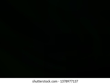 Dark Green vector bokeh template. Creative illustration in halftone style with gradient. A completely new template for your design.