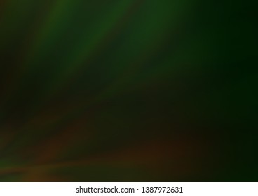 Dark Green vector bokeh template. An elegant bright illustration with gradient. The best blurred design for your business.