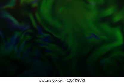 Dark Green vector colorful abstract background. Abstract colorful illustration with gradient. Elegant background for a brand book.