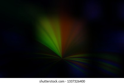 Dark Green vector colorful abstract background. A completely new colored illustration in blur style. Elegant background for a brand book.