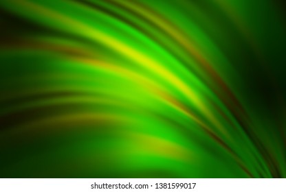Dark Green vector colorful abstract texture. An elegant bright illustration with gradient. New way of your design.