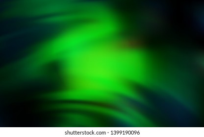 Dark Green vector colorful abstract background. Abstract colorful illustration with gradient. Elegant background for a brand book.