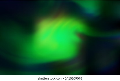 Dark Green vector colorful abstract texture. An elegant bright illustration with gradient. The best blurred design for your business.