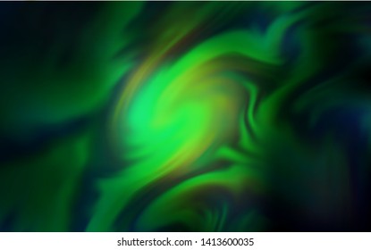 Dark Green vector colorful abstract texture. New colored illustration in blur style with gradient. Background for a cell phone.