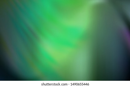 Dark Green vector colorful abstract texture. Abstract colorful illustration with gradient. New style design for your brand book.