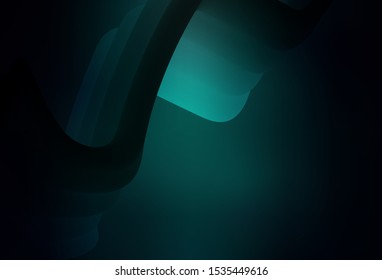 Dark Green vector colorful abstract texture. Colorful abstract illustration with gradient. Smart design for your work.
