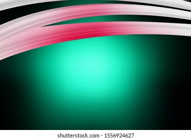 Dark Green vector colorful abstract texture. Abstract colorful illustration with gradient. New design for your business.