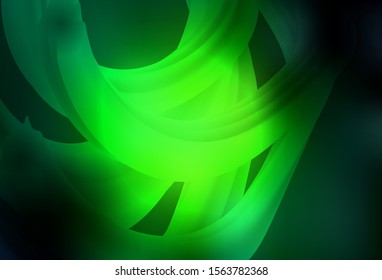 Dark Green vector colorful abstract background. Creative illustration in halftone style with gradient. New design for your business.