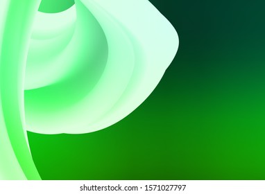 Dark Green vector colorful abstract texture. Colorful abstract illustration with gradient. New way of your design.